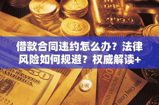 济南借款合同违约怎么办？法律风险如何规避？权威解读+实用指南
