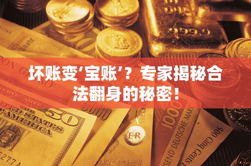 济南坏账变‘宝账’？专家揭秘合法翻身的秘密！