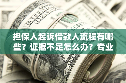 济南担保人起诉借款人流程有哪些？证据不足怎么办？专业律师解答