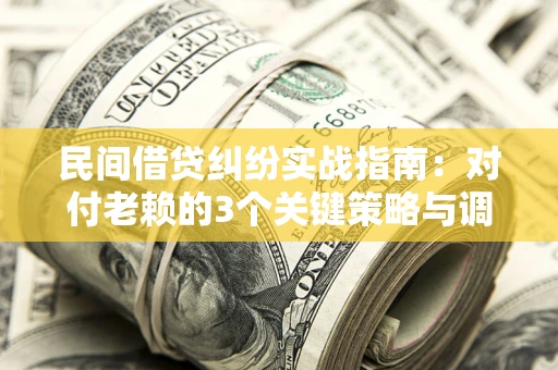 济南民间借贷纠纷实战指南：对付老赖的3个关键策略与调解盲区解析