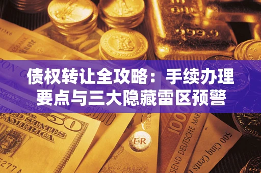 济南债权转让全攻略：手续办理要点与三大隐藏雷区预警