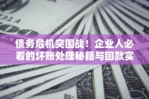 济南债务危机突围战！企业人必看的坏账处理秘籍与回款实战指南